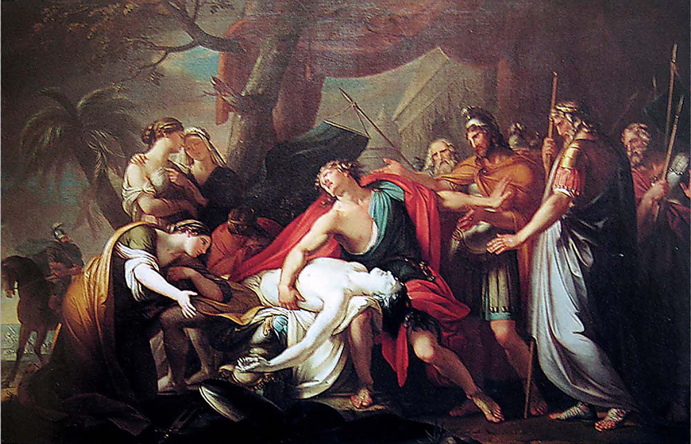 Achilles Mourning the Death of Patroclus